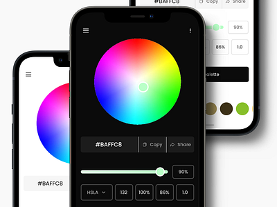 Color Wheel UI Screen designs, themes, templates and downloadable ...