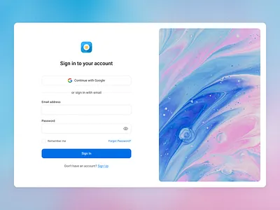 Sign In Page aesthetic branding sign in sign in page sign up ui webapp website