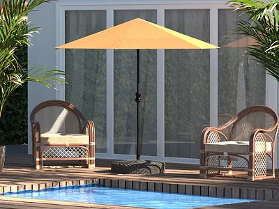 Patio Umbrella 3d 4d animation arnold render behance branding c4d cinema cinema 4d design digital art dribbble best shot graphic design illustration logo motion graphics photoshop product product design ui