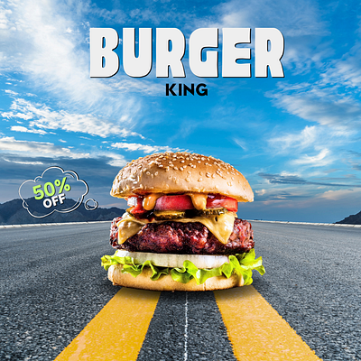 Design social media about burgers branding graphic design logo