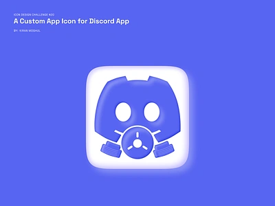 20. Icon Design - a Custom App Icon for Discord App 3d branding danger design discord graphic design icon icon redesign illustration logo logo design mask mobile design redesign ui uichallenge ux uxdesigner uxui