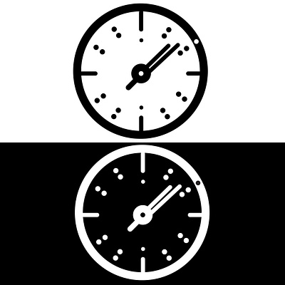 Clock icon set. Time clock icons collection graphic sand