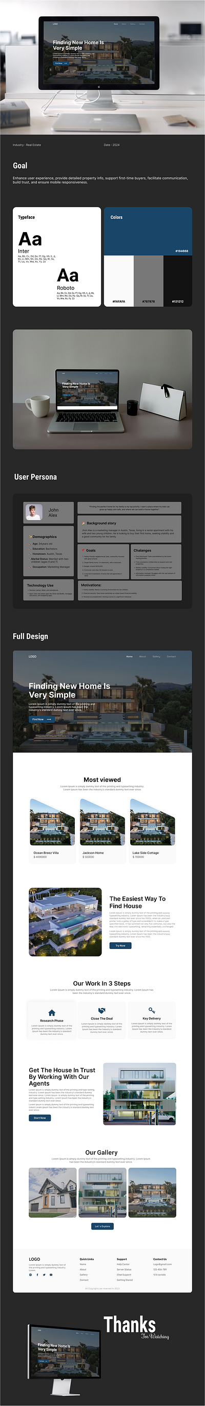 Real Estate Website UI Design figma ui ui design uiux website website design