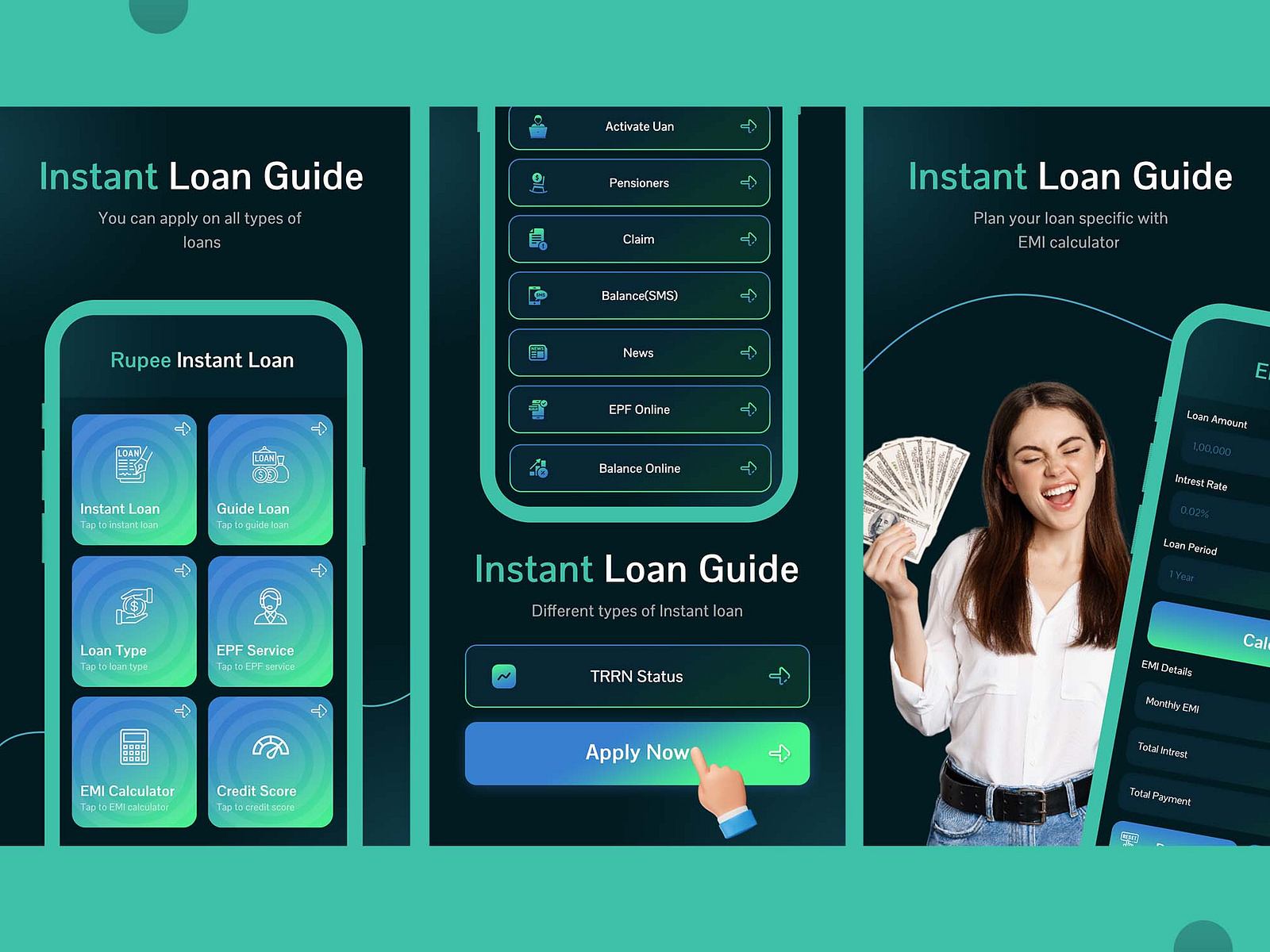 Instant Loan Guide by Jignasha Dobariya on Dribbble