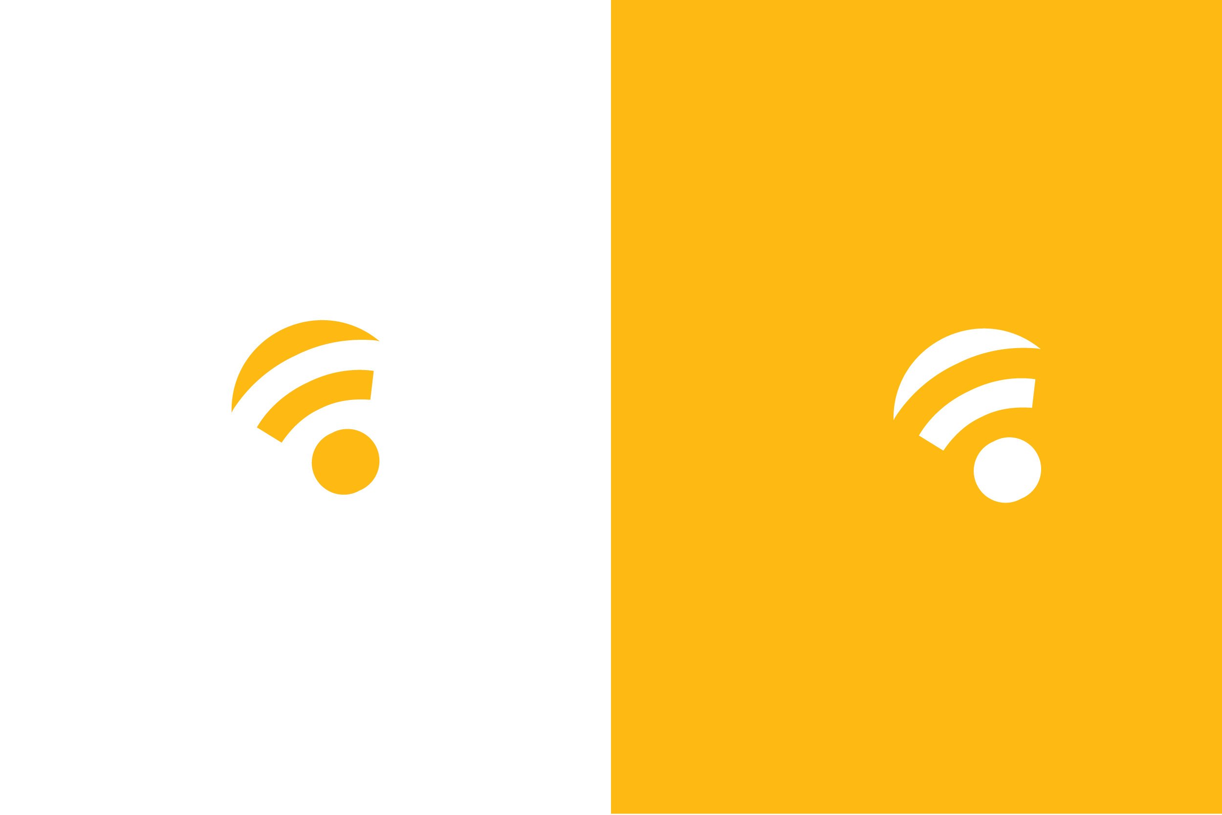 Modern Abstract Signal Logo bra brand identity design branding design graphic design logo logos signal wifi logo