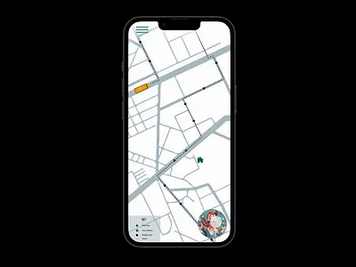School Bus Drop-off Location Tracker dailyui figma illustration location tracker mockup prototype school bus student tracker user interface