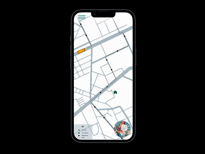 Daily UI Location Tracker dailyui figma illustration location tracker mockup prototype school bus student tracker user interface