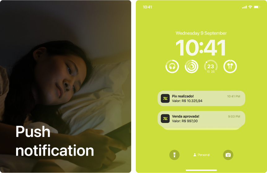 Push Notifications app ios push notifications saas ui ux