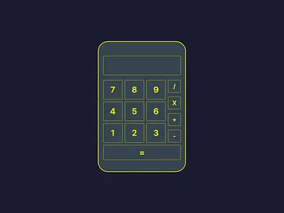 DailyUI 004 - Calculator calculator daily ui dailyui dailyui 4 dailyuichallenge figma ui ui design uidesign