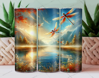 Dragonfly Skinny Tumbler Wrap Art 20 oz tumbler 30 oz tumbler color image design dragonfly dragonfly background dragonfly art dragonfly template dragonfly tumbler illustration photography skinny tumbler sublimation tumbler design tumbler sublimation tumbler warp vector art watercolor vector watercolor vector art waterslide tumbler