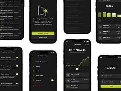 Screens App - FinTech app design dropshipping fintech ios push notifications saas ui