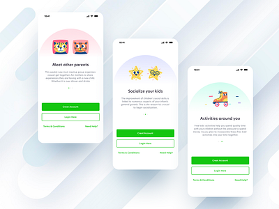 Babyconnect app baby branding design ecommerce figma icon illustration kids logo mobile app motion product design theme ui userexperience ux webdesign