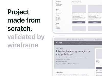 Wireframe Marketplace edtech lms marketplace saas ui ux website wireframe