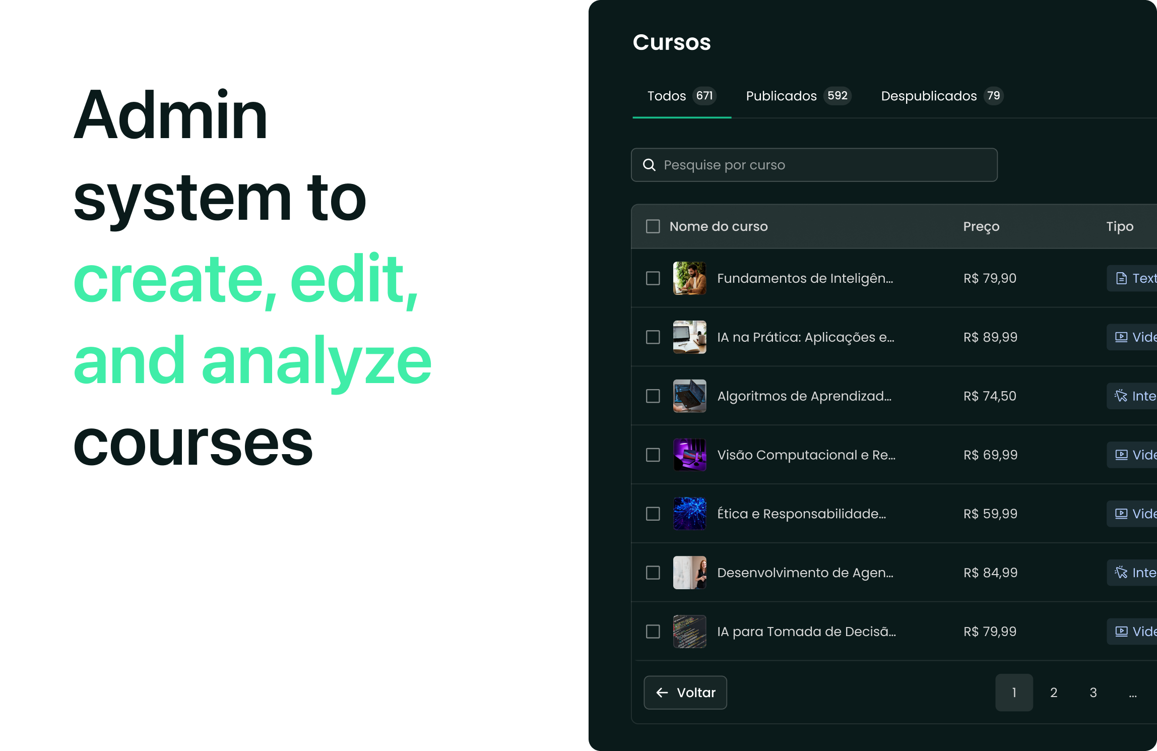 Admin System admin edtech list lms saas system ui users ux