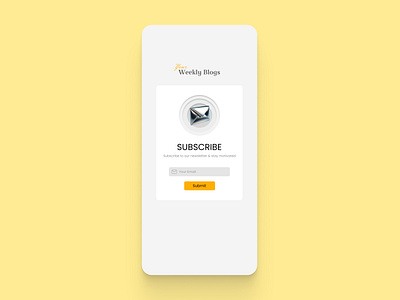 Prompt: Subscribe; Day: 024/100 branding dailyui design figma figmadesign illustration ui uidesign uidesigner uxdesign