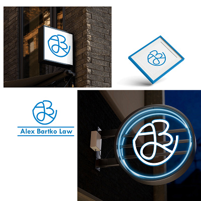 Alex Bartko Law minimalist logo branding clothing graphic design icon iconic illustration logo symbol typography vector