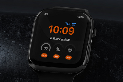 ✦ Smart watch UI design Concept ✦ apple watch design product design running mode smart watch ui uiux ux watch