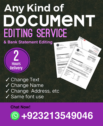 Document Editing Service & Bank Statement Editing bank statement editing edit bank edit bank statement edit pdf pdf editing