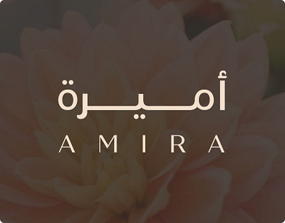 AMIRA Calligraphy Logo Design 3d animation arabic branding calligraphy design graphic design illustration logo motion graphics typography ui ux vector