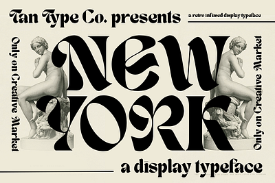 TAN NEW YORK Free Download 1970s 1980s 1990s 70s 80s 90s blackletter blackletter display bold font stylish font