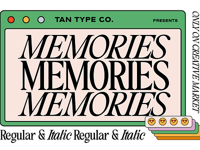 TAN MEMORIES Free Download 79s 80s 90s classic serif classy font editorial font eighties elegant serif logo font nineties quotes font retro serif typeface seventies stylish stylish font vintage font