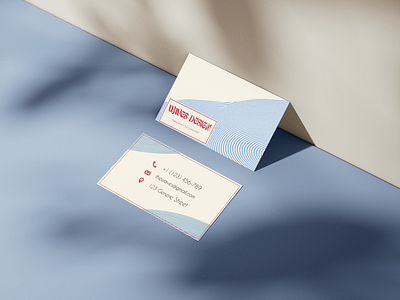 Business Card for a Graphic Design Company branding business card corporate design graphic design visiting card