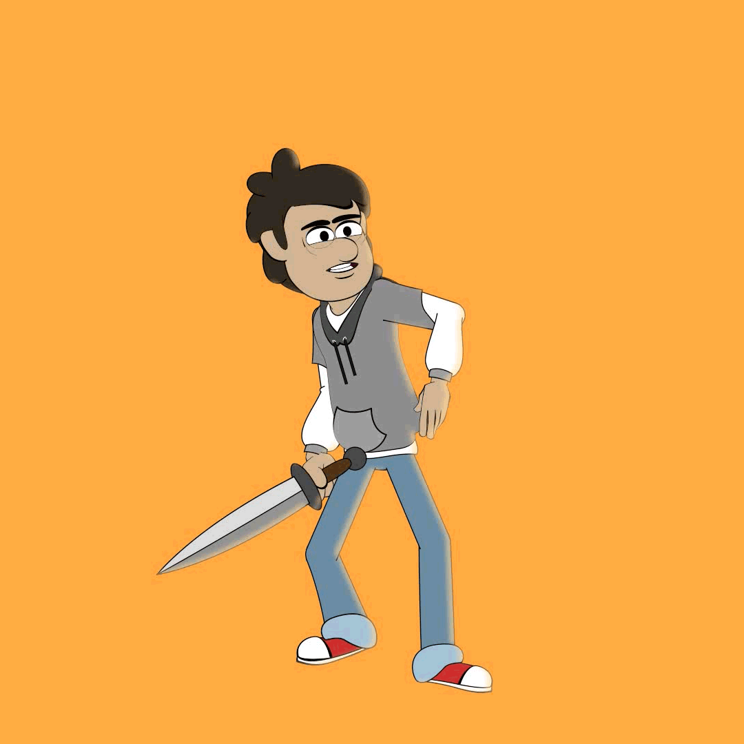 Chop chop.. 2d animation animation character animation character design illustration motion graphics
