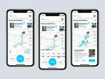 Cycling App Product Design