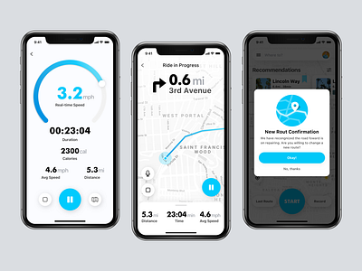 Cycling App Product Design