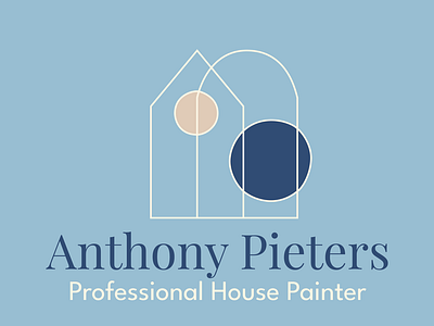 Professional House Painter Landing Page and Branding branding graphic design landing page logo painter professional website ui ux