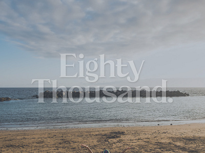 Eighty Thousand Font - New Font beach beauty design font inspiraton modern new typography