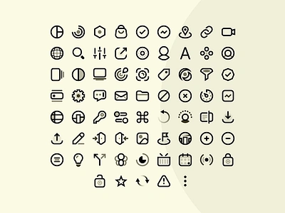 Analytics Software Symbols · Icons analytics community core globe glyphs grid heatmap heatmaps icon iconography icons key location moon rings software statistics symbol symbols