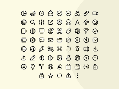 Analytics Software Symbols · Icons analytics community core globe glyphs grid heatmap heatmaps icon iconography icons key location moon rings software statistics symbol symbols