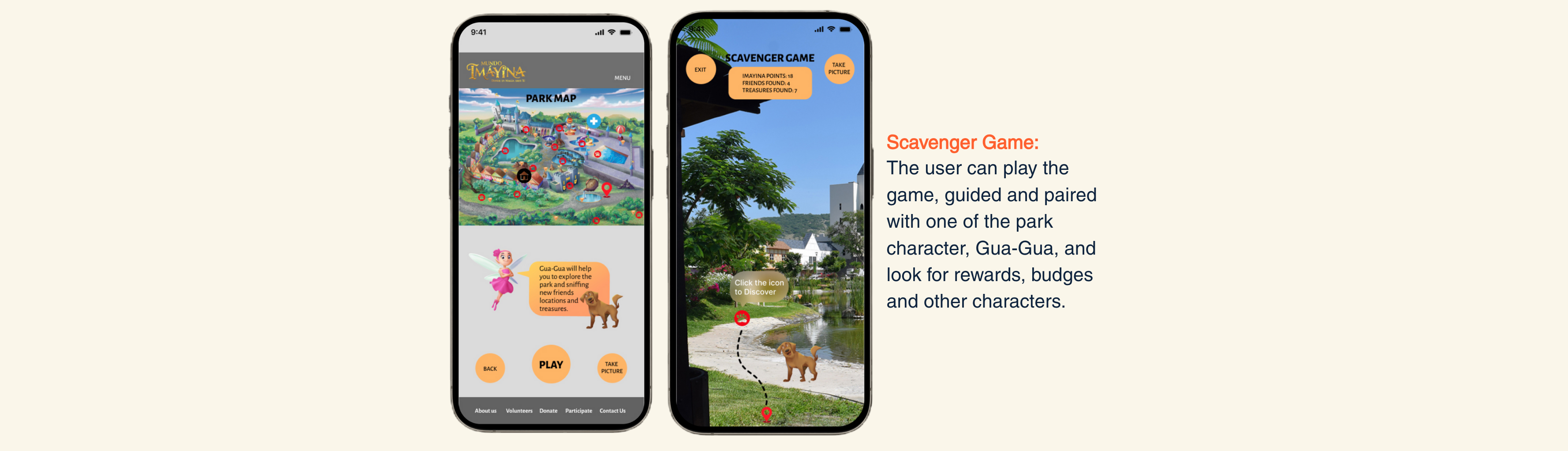 Scavenger App figma illustrator porototype research ui ux