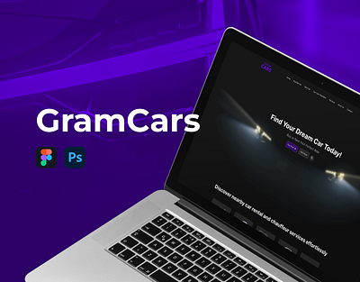 GramCars "Find the Perfect Car for You!" app app design buy cars design graphic design mockup rent ui ui design ux ux design website