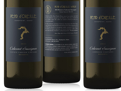 Reserve Cabernet · Wine Label Design branding print design wine label