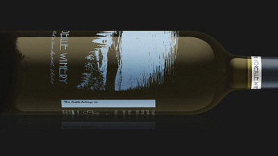 Refill Bottle · Wine Label Design branding illustration photoshop procreate wine label