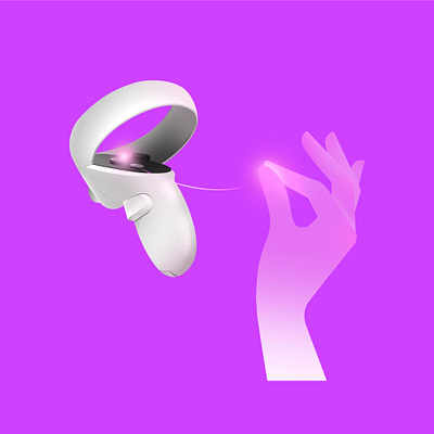 Hand Tracking graphic design illustration metaverse oculus vector vr