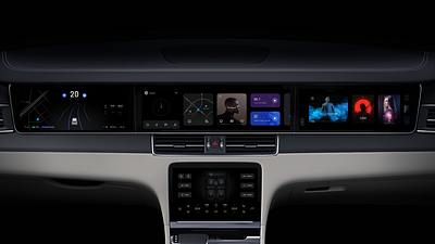 HMI System Design For LiAuto ONE car design hmi smartcar system ui ux