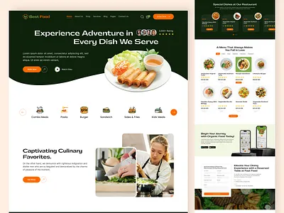 Fast Food Website Design🍕 fast food fast food website food food delivary food delivery food landing page food order food review food ui design food ux ui food vlogging food web landingpage online food popular salad tranding food website ui wab page website