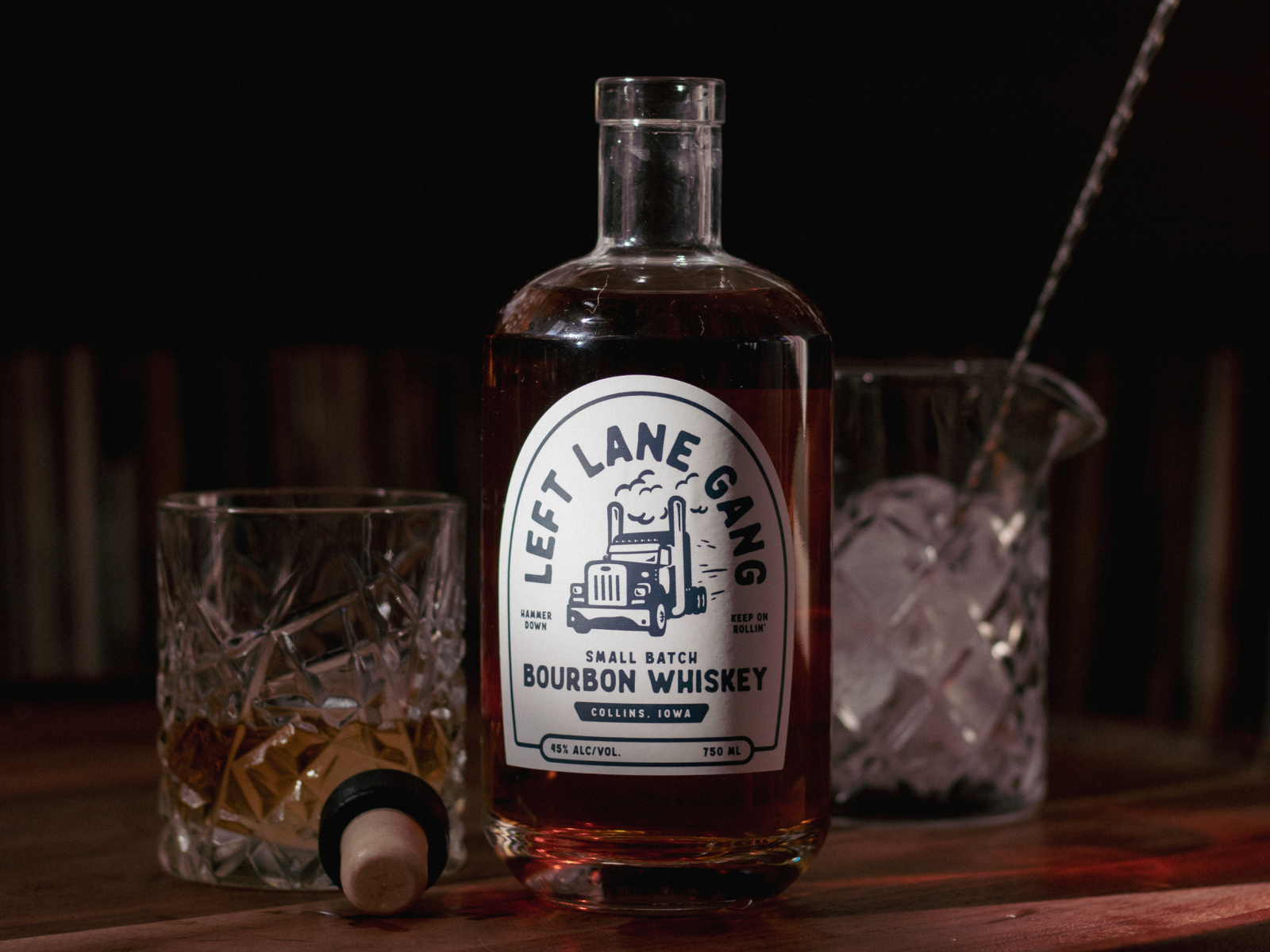 Whiskey Labels - Left Lane Gang