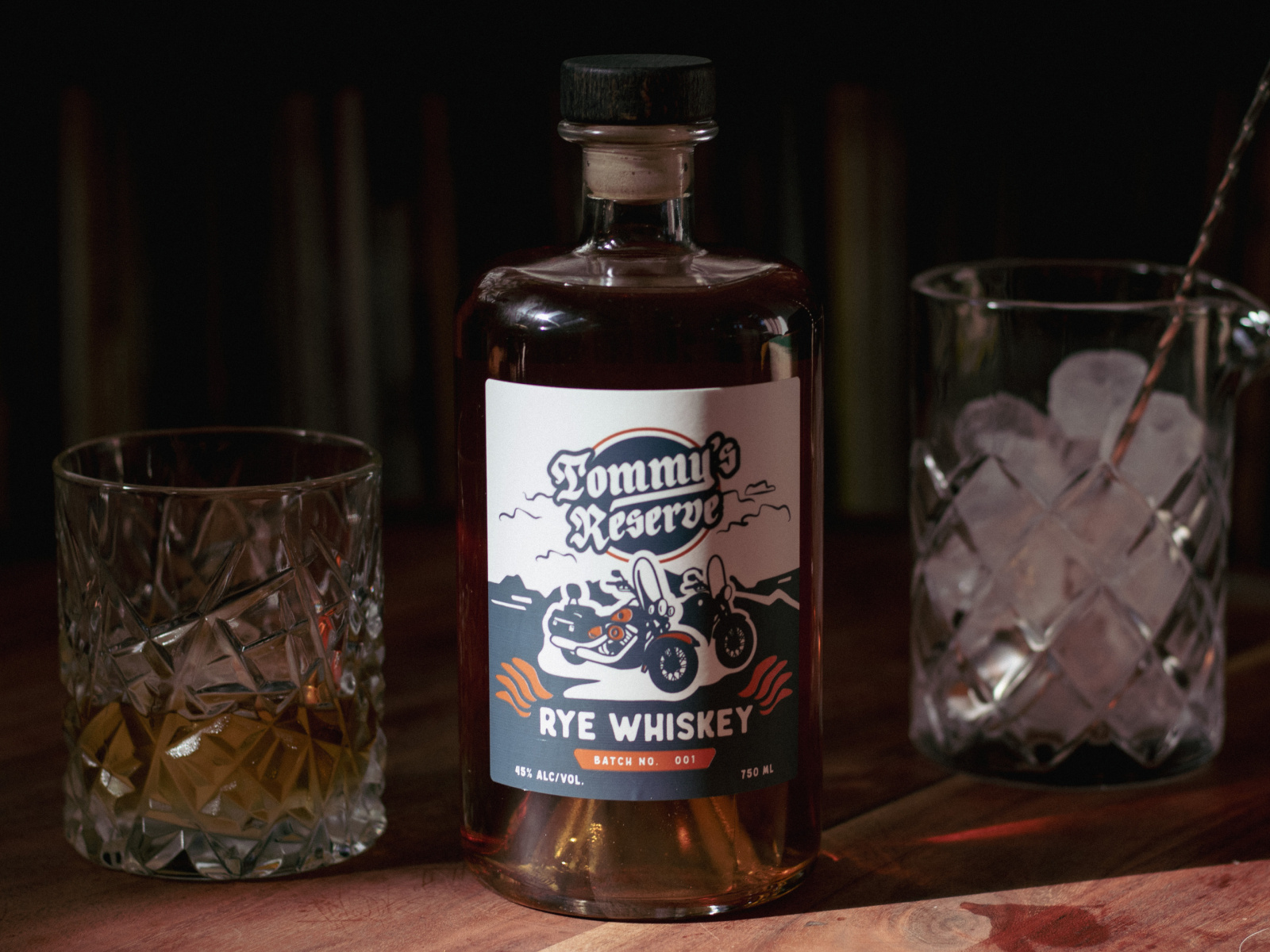 Whiskey Labels - Tommy's Reserve