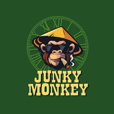 JUNKY MONKEY | LOGO & BRAND animation brand identity branding graphic design identity logo logo design