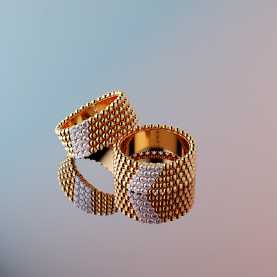 3D Jewelry Rendering 3d blender cgi cgi product photography jewelry render motion graphics product photography render rendering