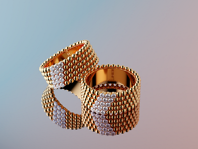 3D Jewelry Rendering 3d blender cgi cgi product photography jewelry render motion graphics product photography render rendering