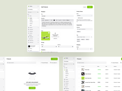 Durara - Product Page add catalog clean create crm customers dashboard ecommerce finance inventory modern orders product design retail saas saas dashboard shop shopify shopping ui ux