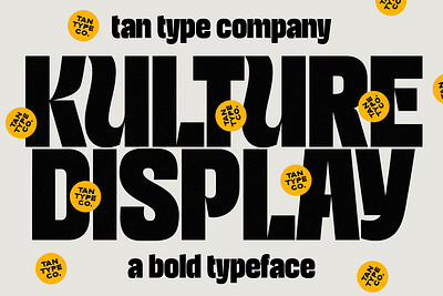 TAN KULTURE Free Download 70s font 80s font bold font bold type bold typeface modern font retro font retro look