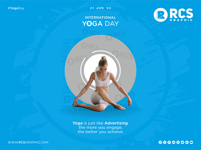 International Yoga Day 2024 graphicdesign internationalyogaday printing rcsgraphic yoga yogaday