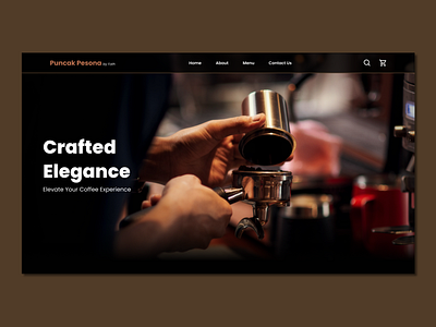 Coffee Shop Web UI Design cafe coffee coffee shop inspiration ui uiux web ui website