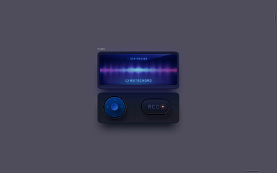 WIP - Audio Widget for website 3d branding design graphic design motion graphics ui widget